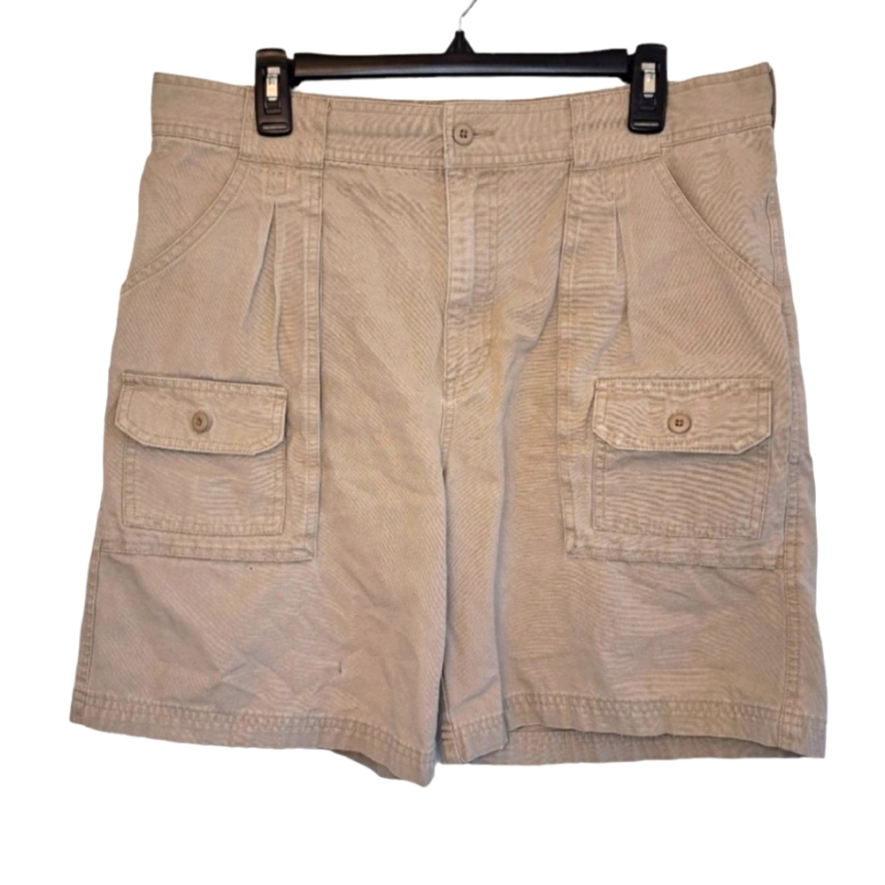 Cabela's Khaki Cargo Shorts Size 34